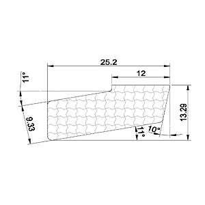 visuel1 Mousse pour nez de seuil 50 mm