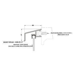 visuel1 Rejet d'eau JEB22/17-NA