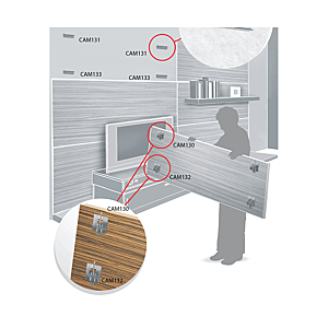 visuel1 Plaquette murale pour fixation supérieure