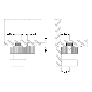 visuel2 Embase pour pied 437