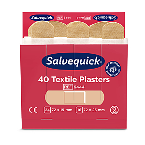 visuel1 6 paquets de 40 pansements textiles Salvequick
