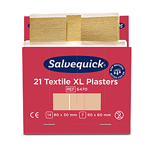 visuel1 6 paquets de 21 pansements textiles XL