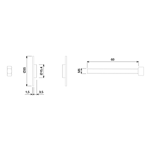 visuel2 Kit de fixation pour bâton de maréchal DIVA XX - XXI