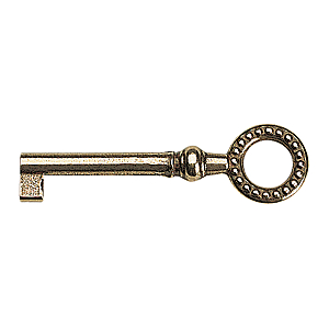 visuel1 Clé de meuble 1258/2V style Louis XVI
