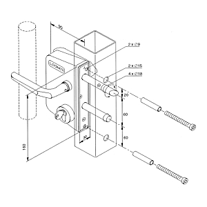 visuel2 Serrure en applique LAKQ 40