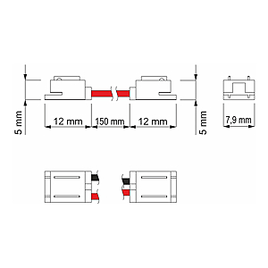 visuel3 Connecteur universel pour 2 bandes 