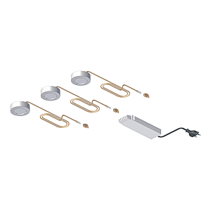 visuel2 Kit 3 spots saturno 3 x 20 W 12 V aluminium