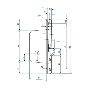 visuel2 Serrure à encastrer 1112
