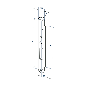 visuel6 Serrure électromécanique monopoint