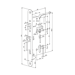 visuel5 Serrure électromécanique monopoint