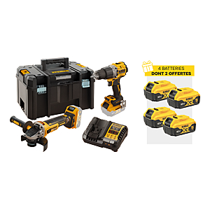 visuel1 Pack électroportatif 2 machines DCK2026P2T-QW