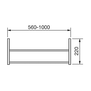 visuel2 Porte chaussure coulissant double 6211225
