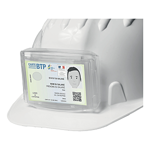 visuel1 Porte-badge pour casque Phoenix Wind