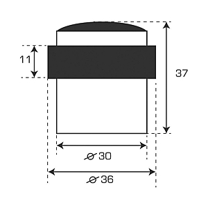 visuel2 Butoir de porte au sol