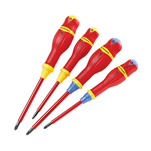 visuel1 Jeu de 4 tournevis Borneo Slim isolés 1000 V 