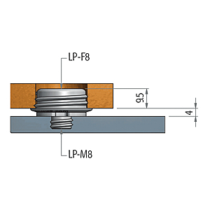 visuel2 Clip mâle Low Profile LP-SM8