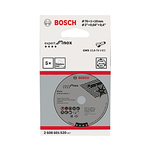 visuel1 Lot de 5 disques à tronçonner