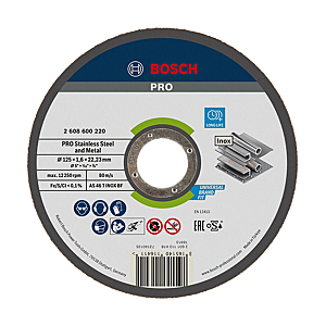 visuel1 Disque à tronçonner pour l'inox 2608600220