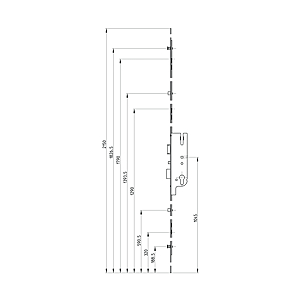 visuel1 Serrure à encastrer GU-Fercomatic R2 PK2