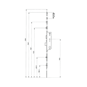 visuel1 Serrure à encastrer GU-Fercomatic R2 PK2