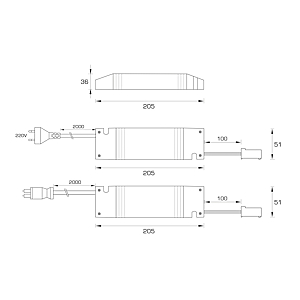 visuel2 Transformateur 12 V 48 W avec câble et fiche