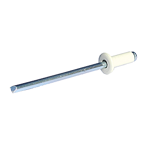 visuel1 Rivet aveugle standard tête plate blanche