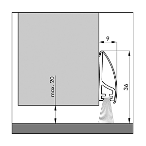 visuel2 Profil bas de porte Luxe