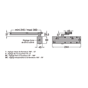 visuel2 Ferme-porte GR300