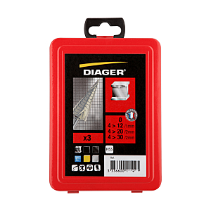 visuel2 Coffret 3 fortes étagés HSS avec goujure droite