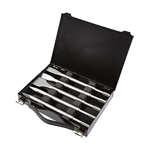 visuel1 Coffret 5 burins plats et pointus SDS +