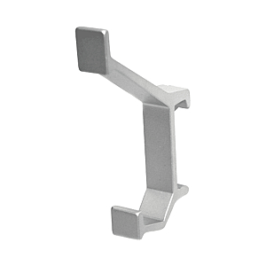 visuel1 Patère seule aluminium sur lisse