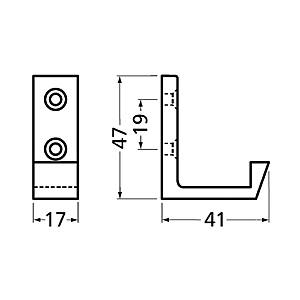 visuel2 Patère aluminium