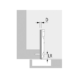 visuel2 Embase de charnière à cadre à visser 9090882