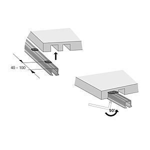 visuel3 Profil de coulissage simple Sysline S
