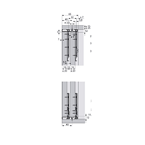 visuel4 Ferrure avec amortisseur Slide Line M