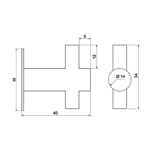 visuel2 Patère inox Cora