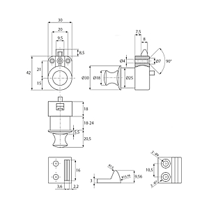 visuel2 Serrure de meuble Push Lock