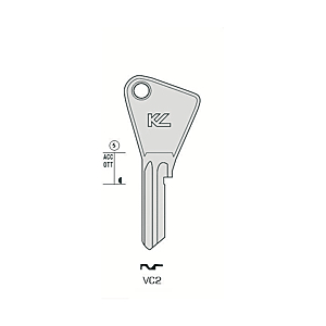 visuel1 Ebauche vachette acier fam 118 keyline vc2#c100 (logo trenois decamps)