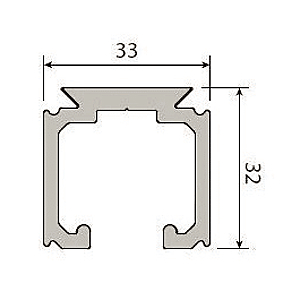 visuel2 Rail pour garniture bois ou verre 0500/0600