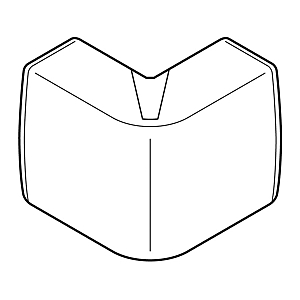 visuel1 Angle extérieur Variasouple pour moulure Keva