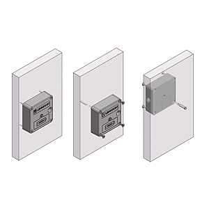 visuel4 Kit serrure électronique type A à carte pour porte et tiroir Captura