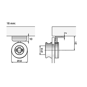 visuel4 Serrure pour porte rentrante 143214165