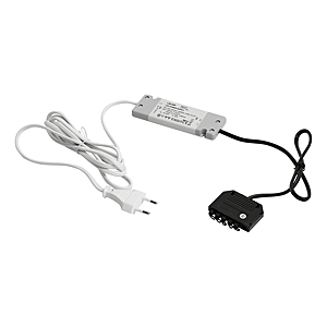 visuel1 Transformateur 350 mA, 54 V, 6 W, 6 sorties avec fiche plate euro