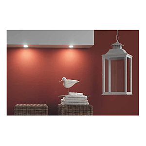 visuel1 Spot LED Moon Light, 3 W 4000 K Ø 63 mm gris à encastrer