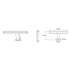 visuel3 Lampe à LED pour miroir Iris