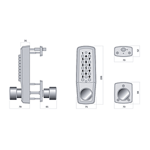 visuel4 Garniture à code Keylex 2000