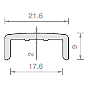 visuel4 Profil de finition pour verre de 88.4
