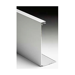 visuel1 Profil de finition latéral avec parre goutte pour Defender 810 FR Lg 3000 mm