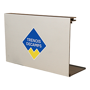 visuel2 Profil de finition latéral avec parre goutte pour Defender 810 FR Lg 3000 mm