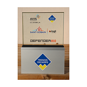 visuel1 Échantillon garde de corps LM avec verre floqué Trenois